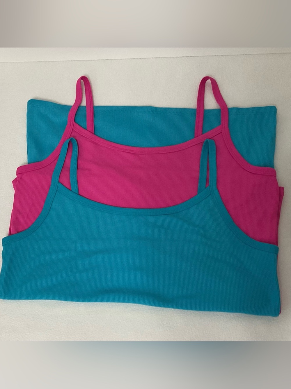 LOT of 2 NOBO NO BOUNDARIES RIBBED TANK TOPS - SZ XL 15-17